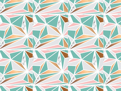 Aquamarine Star Tile Vinyl Wrap Pattern~Rwraps Series 914 Digitally Printed Vinyl Wrap~0