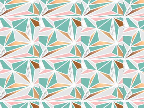 Aquamarine Star Tile Vinyl Wrap Pattern~Rwraps Series 914 Digitally Printed Vinyl Wrap~0