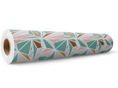 Aquamarine Star Tile Wrap Film Wholesale Roll~Rwraps Series 914 Digitally Printed Vinyl Roll~5