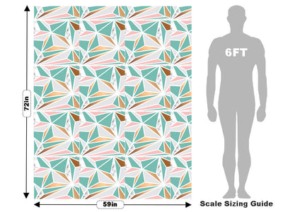 Aquamarine Star Tile Vehicle Wrap Scale~Rwraps Series 914 Aquamarine Star Tile Measurements~2