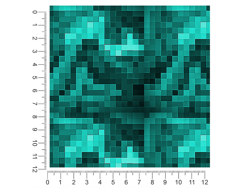 aquamarine start pixel 1ft x 1ft Craft Sheets