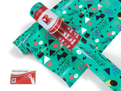 aquarius dawning abstract geometric Craft Vinyl Roll