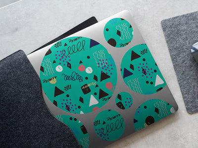 aquarius dawning abstract geometric DIY Laptop Stickers