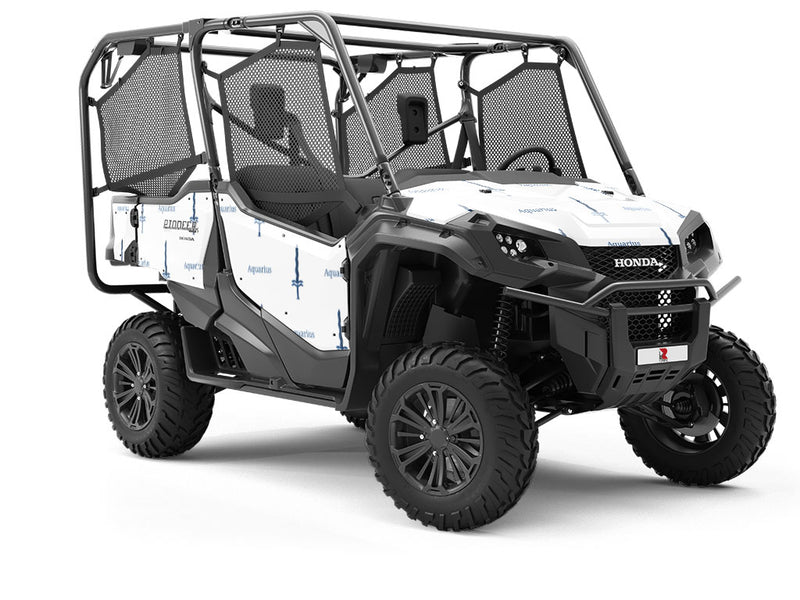 Aquarius Swords Astrology Utility Vehicle Vinyl Wrap