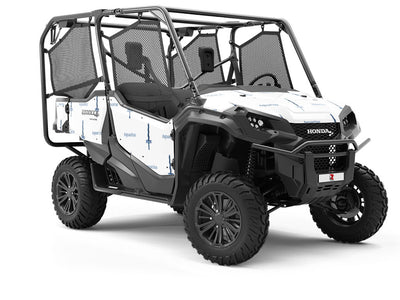 Aquarius Swords Astrology Utility Vehicle Vinyl Wrap