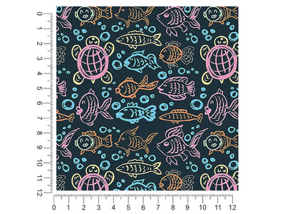 aquatic companions salt water 1ft x 1ft Craft Sheets