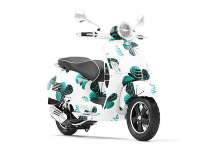 Aquatic Tones Bug Vespa Scooter Wrap Film