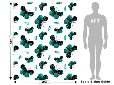 Aquatic Tones Bug Vehicle Wrap Scale~Rwraps Series 914 Aquatic Tones Bug Measurements~1