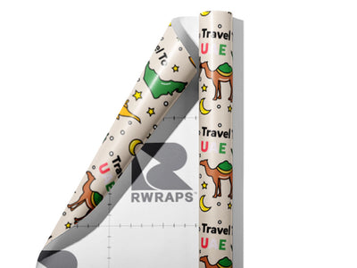 Arab Emirates Animal Wrap Film Sheets~Rwraps Series 914 Arab Emirates Animal Scrolled Sheet~3