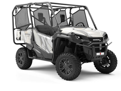 Arabescato Breccia-White Marble Utility Vehicle Vinyl Wrap
