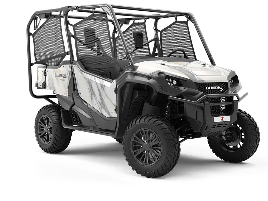Arabescato Breccia-White Marble Utility Vehicle Vinyl Wrap