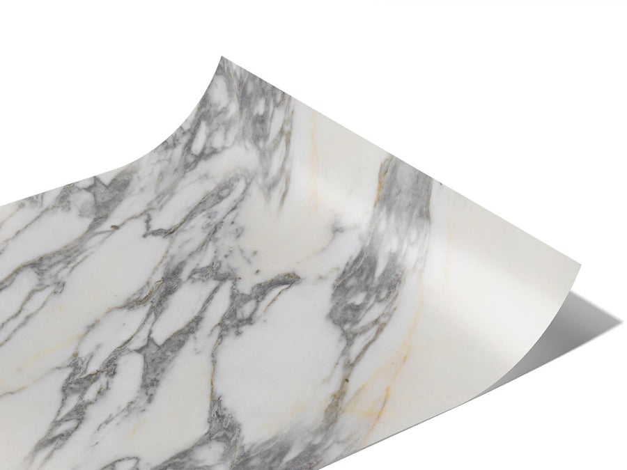 Arabescato Breccia-White Marble Vinyl Wraps~Rwraps Series 914 Digitally Printed Vinyl Wrap~0