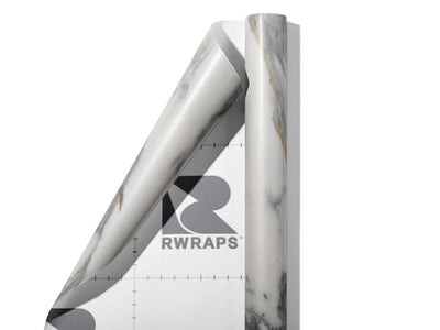 Arabescato Breccia-White Marble Wrap Film Sheets~Rwraps Series 914 Arabescato Breccia-White Marble Scrolled Sheet~3