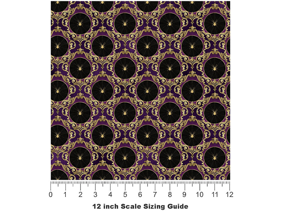 Arachnid Gambit Witch Vinyl Film Pattern Size 12 inch Scale~Rwraps Arachnid Gambit Witch Sizing Chart~2