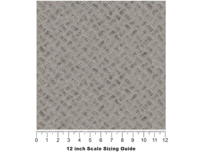 Architectural Weave Diamond Plate Vinyl Film Pattern Size 12 inch Scale~Rwraps Architectural Weave Sizing Chart~2