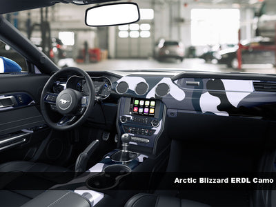 Arctic Blizzard ERDL Camo Dash Kit Finish