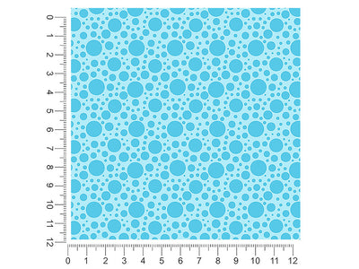 arctic blue polka dot 1ft x 1ft Craft Sheets