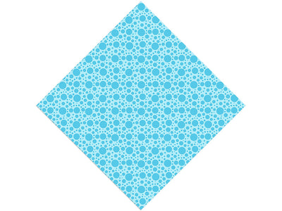 Arctic Blue Polka Dot Vinyl Wrap Pattern