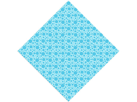 Arctic Blue Polka Dot Vinyl Wrap Pattern