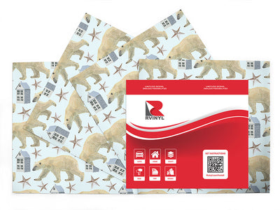 arctic circle animal Craft Vinyl Sheet Pack