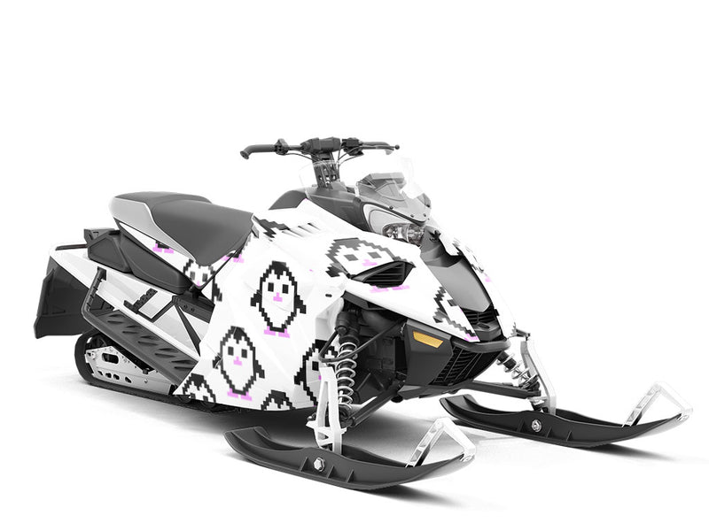 Arctic Pixels Marine Life Custom Wrapped Snowmobile