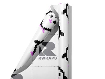 Arctic Pixels Marine Life Wrap Film Sheets~Rwraps Series 914 Arctic Pixels Marine Life Scrolled Sheet~3