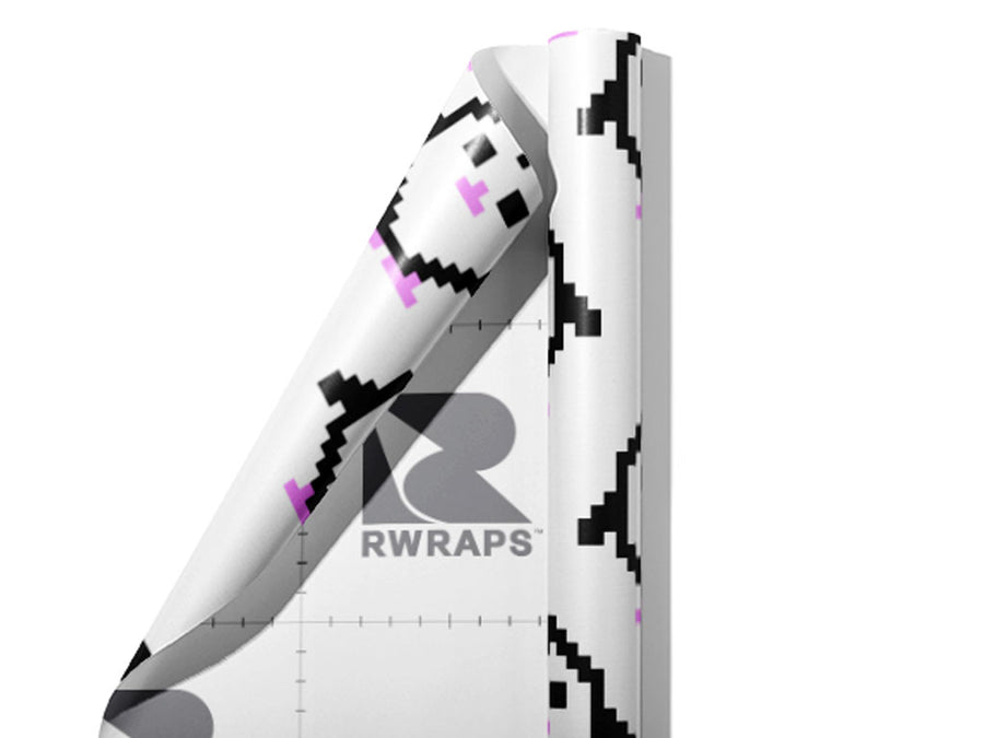 Arctic Pixels Marine Life Wrap Film Sheets~Rwraps Series 914 Arctic Pixels Marine Life Scrolled Sheet~3