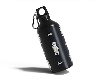 arctic pixels animal Water Bottle DIY Stickers