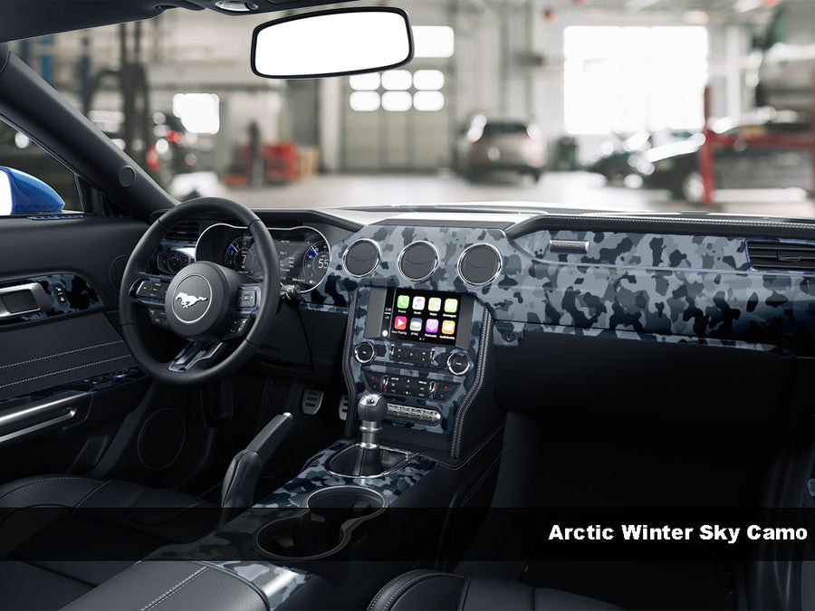 Arctic Winter Sky Camo Dash Kit Finish
