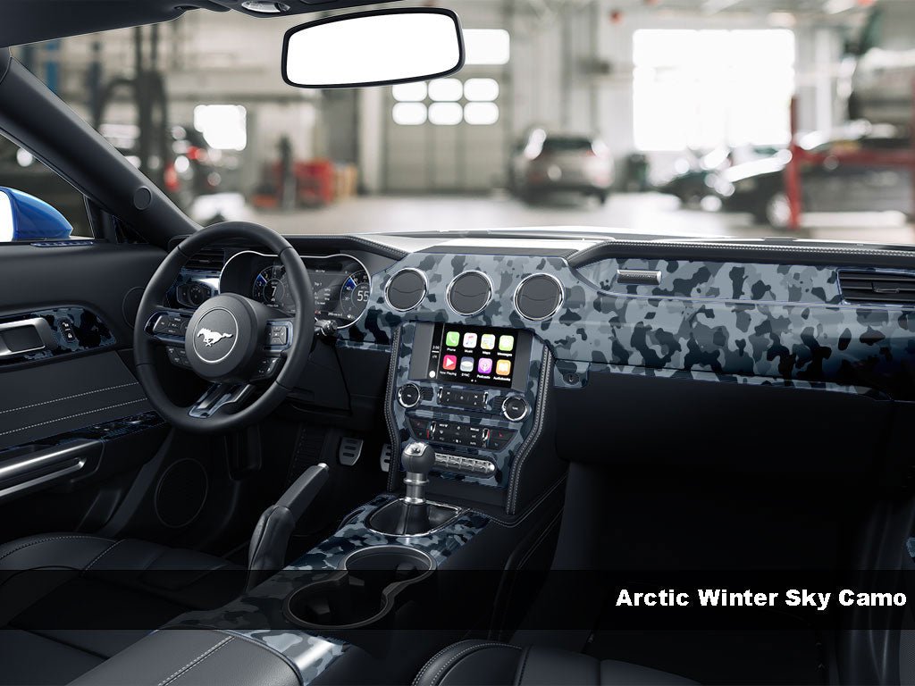 Arctic Winter Sky Camo Dash Kit Finish