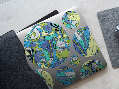 arduinna aesthetic floral DIY Laptop Stickers