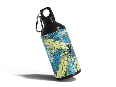 arduinna aesthetic floral Water Bottle DIY Stickers