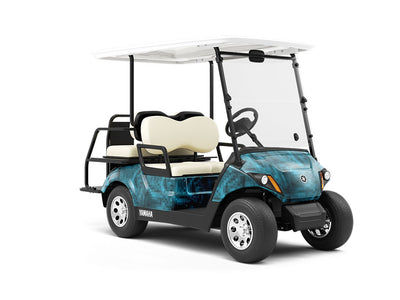 Argentinian Sadness Pixel Wrapped Golf Cart