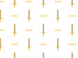 Aries Swords Astrology Vinyl Wrap Pattern~Rwraps Series 914 Digitally Printed Vinyl Wrap~0