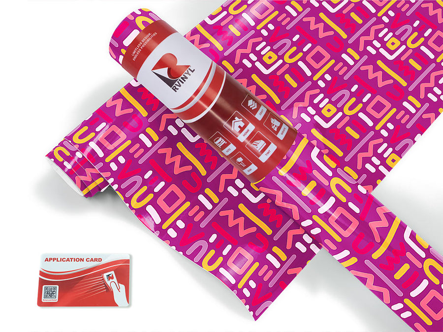 armor love abstract geometric Craft Vinyl Roll