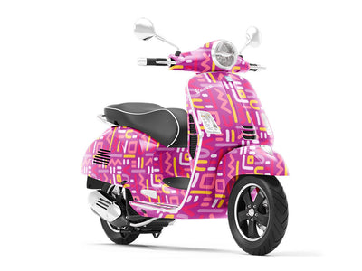 Armor Love Abstract Vespa Scooter Wrap Film