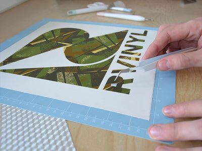 army dreamers abstract geometric Easy Weed Craft Vinyl