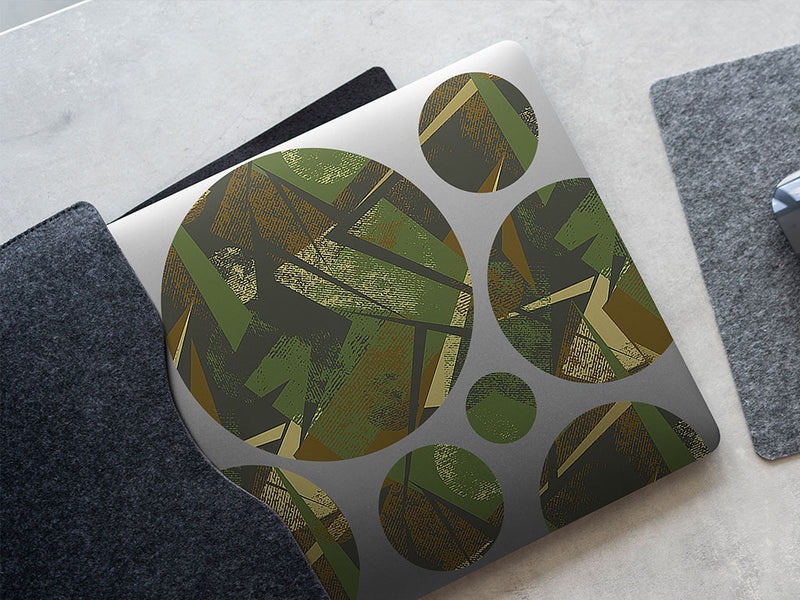 army dreamers abstract geometric DIY Laptop Stickers