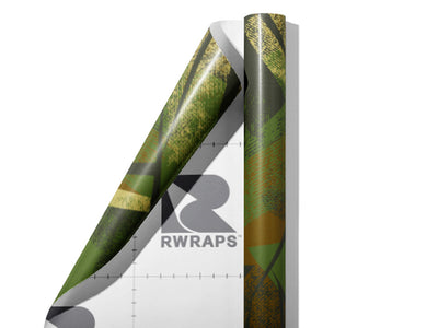 Army Dreamers Abstract Wrap Film Sheets~Rwraps Series 914 Army Dreamers Abstract Scrolled Sheet~3