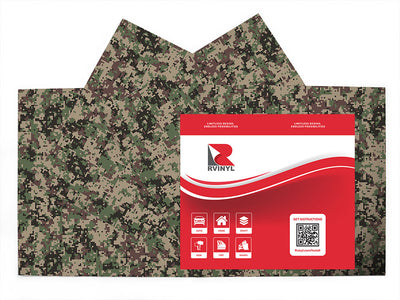 army emr camouflage Craft Vinyl Sheet Pack