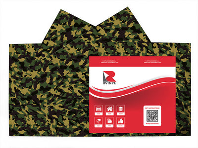 army flecktarn camouflage Craft Vinyl Sheet Pack