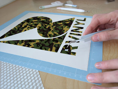 army flecktarn camouflage Easy Weed Craft Vinyl