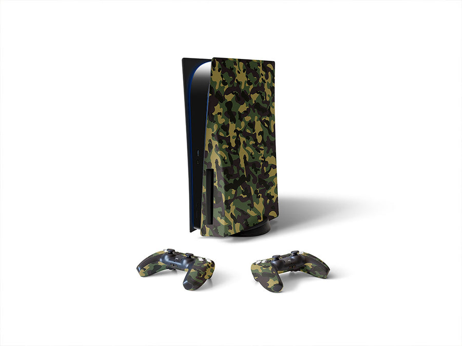 army flecktarn camouflage Sony PS5 DIY Skin
