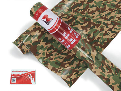 army machine camouflage Craft Vinyl Roll