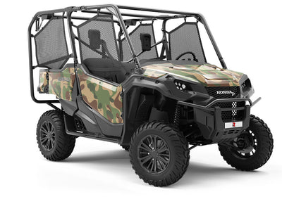 Army Machine Camouflage Utility Vehicle Vinyl Wrap