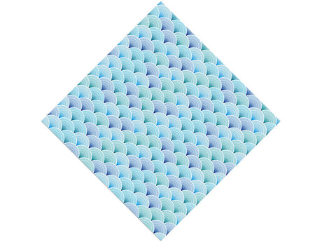 Art Deco Waves Water Vinyl Wrap Pattern
