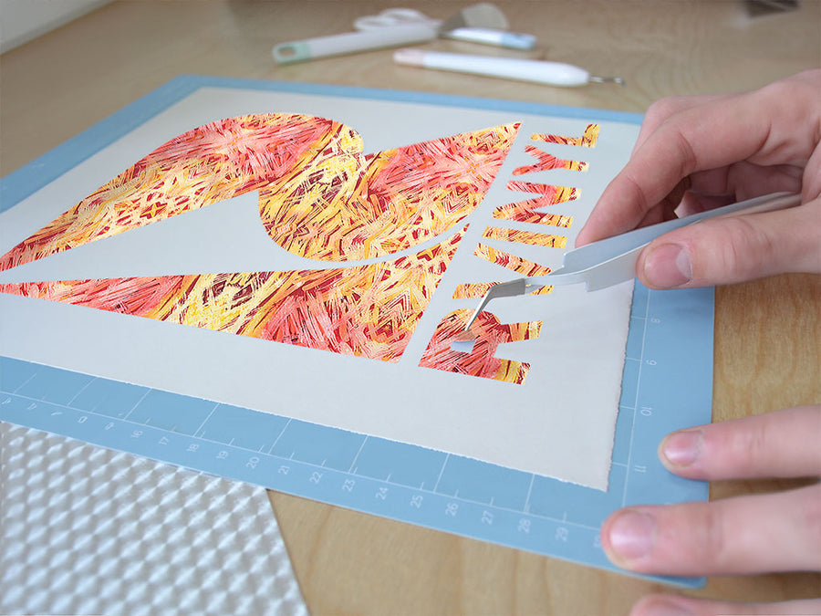artful conversation watercolor Easy Weed Craft Vinyl