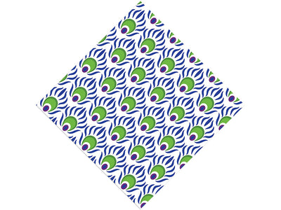 Artful Plumes Birds Vinyl Wrap Pattern