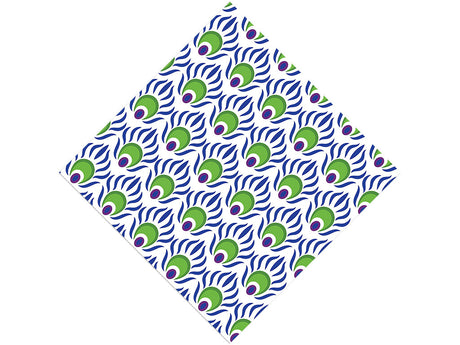 Artful Plumes Birds Vinyl Wrap Pattern