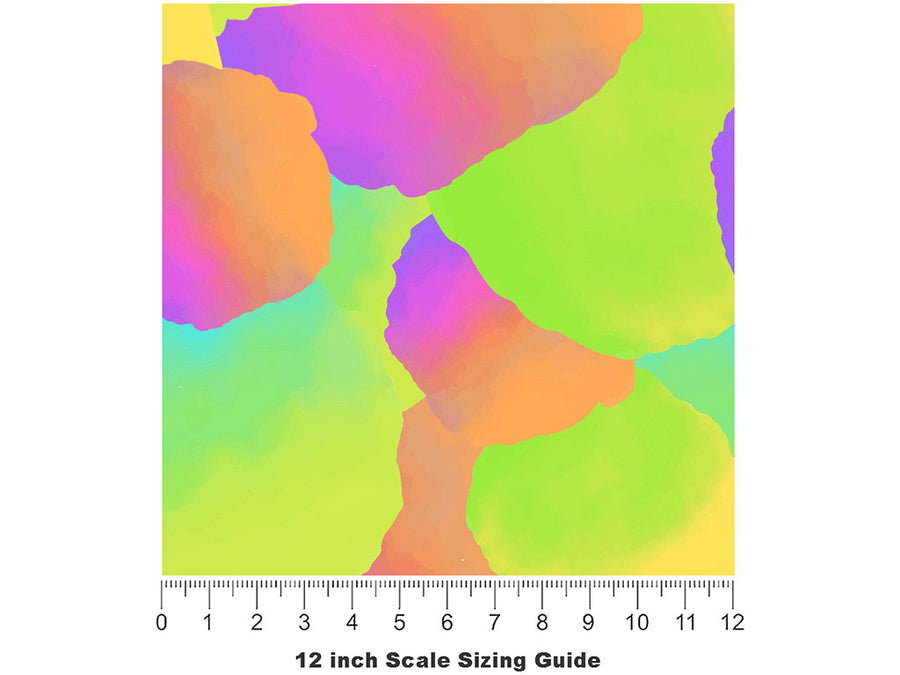 Artful Realizations Abstract Vinyl Film Pattern Size 12 inch Scale~Rwraps Artful Realizations Abstract Sizing Chart~2